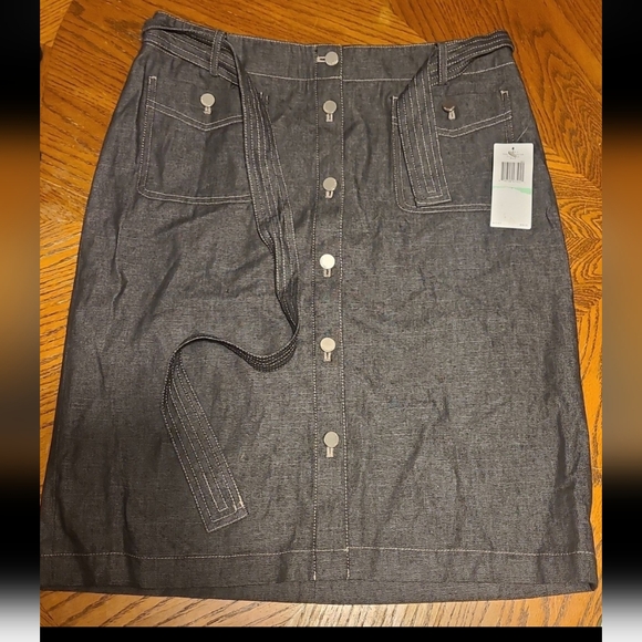 Calvin Klein button down  skirt - Picture 1 of 4